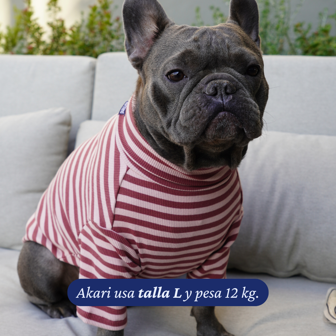 Polera Everyday Stripe – Berry